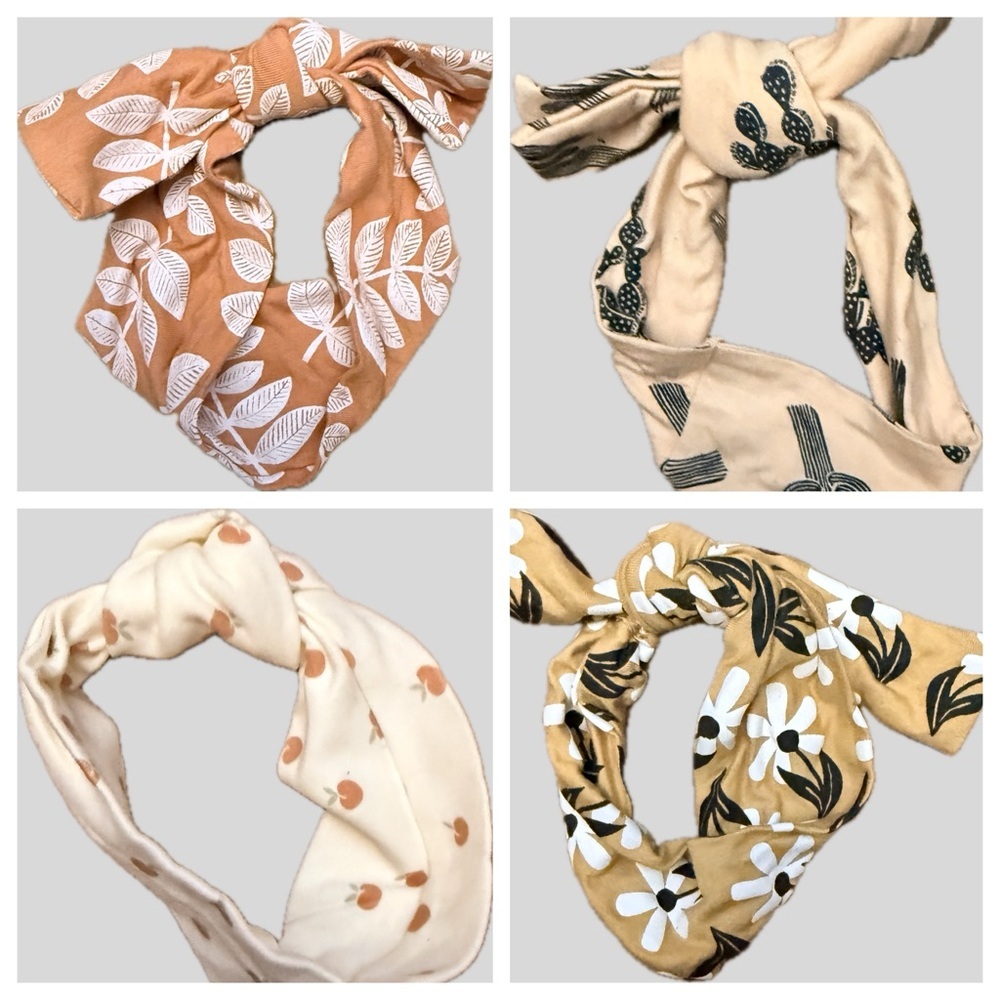 (3) Spearmint Love & (1) Quincy Mae Infant Headbands